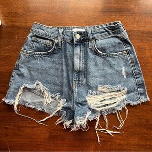 Forever 21 Distressed Denim Shorts